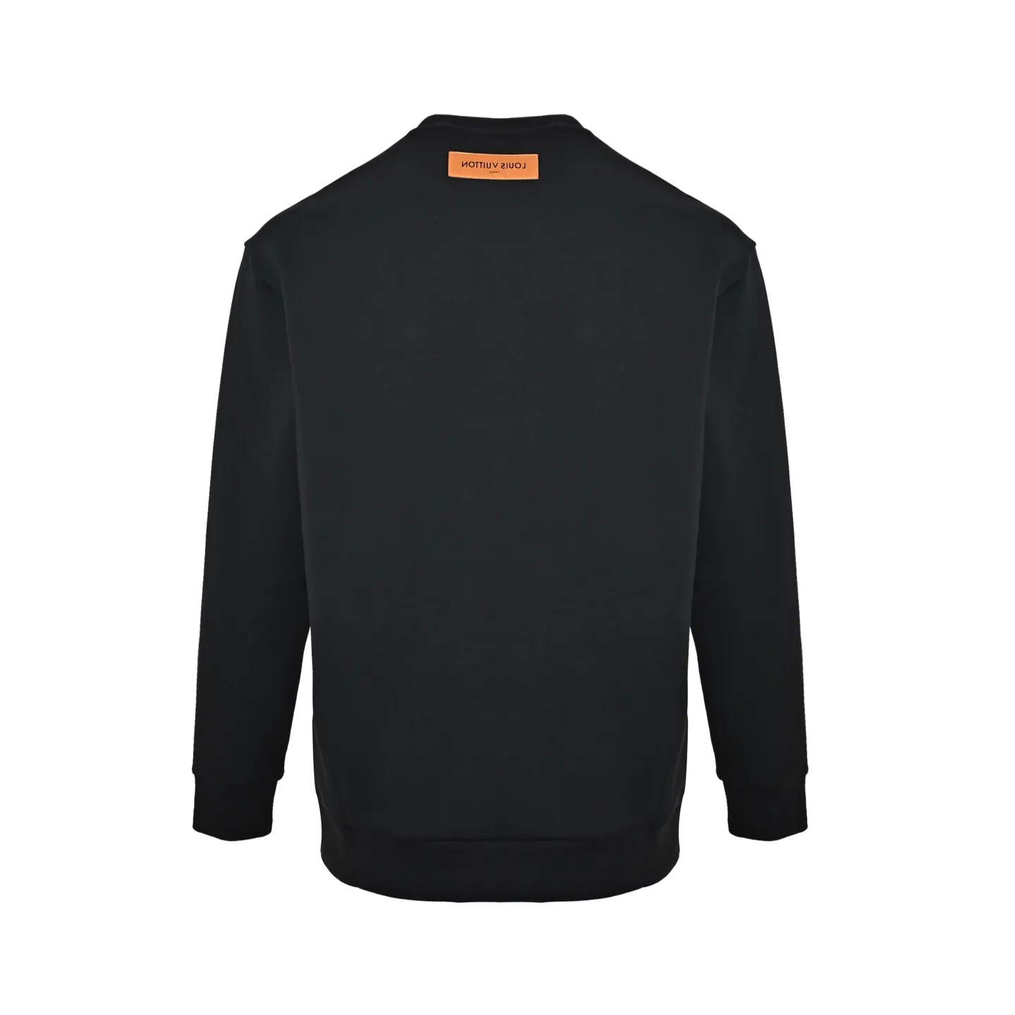 Louis Vuitton Louis Vuitton crew neck sweatshirt with embossed old flower embroidery on the neck